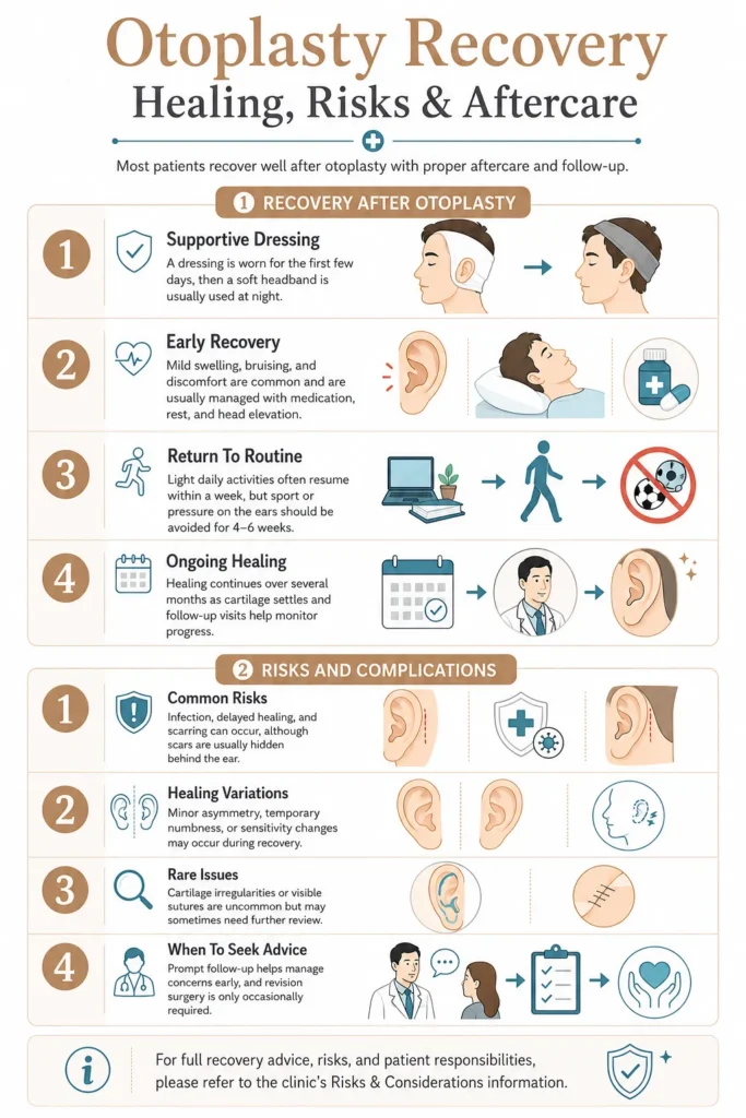 Otoplasty Recovery Healing, Risks & Aftercare